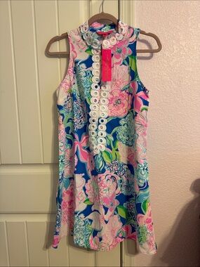 Lilly Pulitzer Jane Shift Dress Peony For Your Thoughts